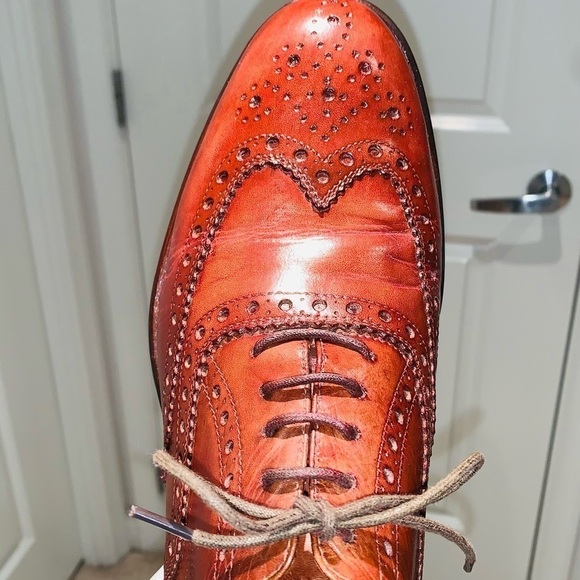 Oliver Francois Ausoni Wingtip Leather Oxfords. - Picture 8 of 14